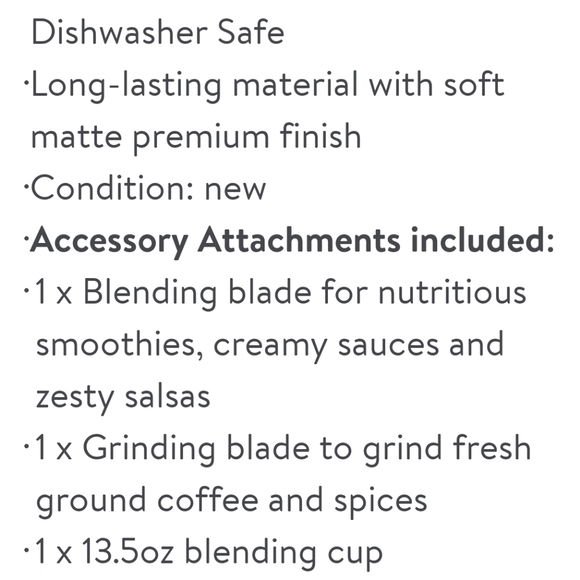 ❤️ New Beautiful White Icing Personal Blender set by Drew Barrymore - Picture 10 of 12